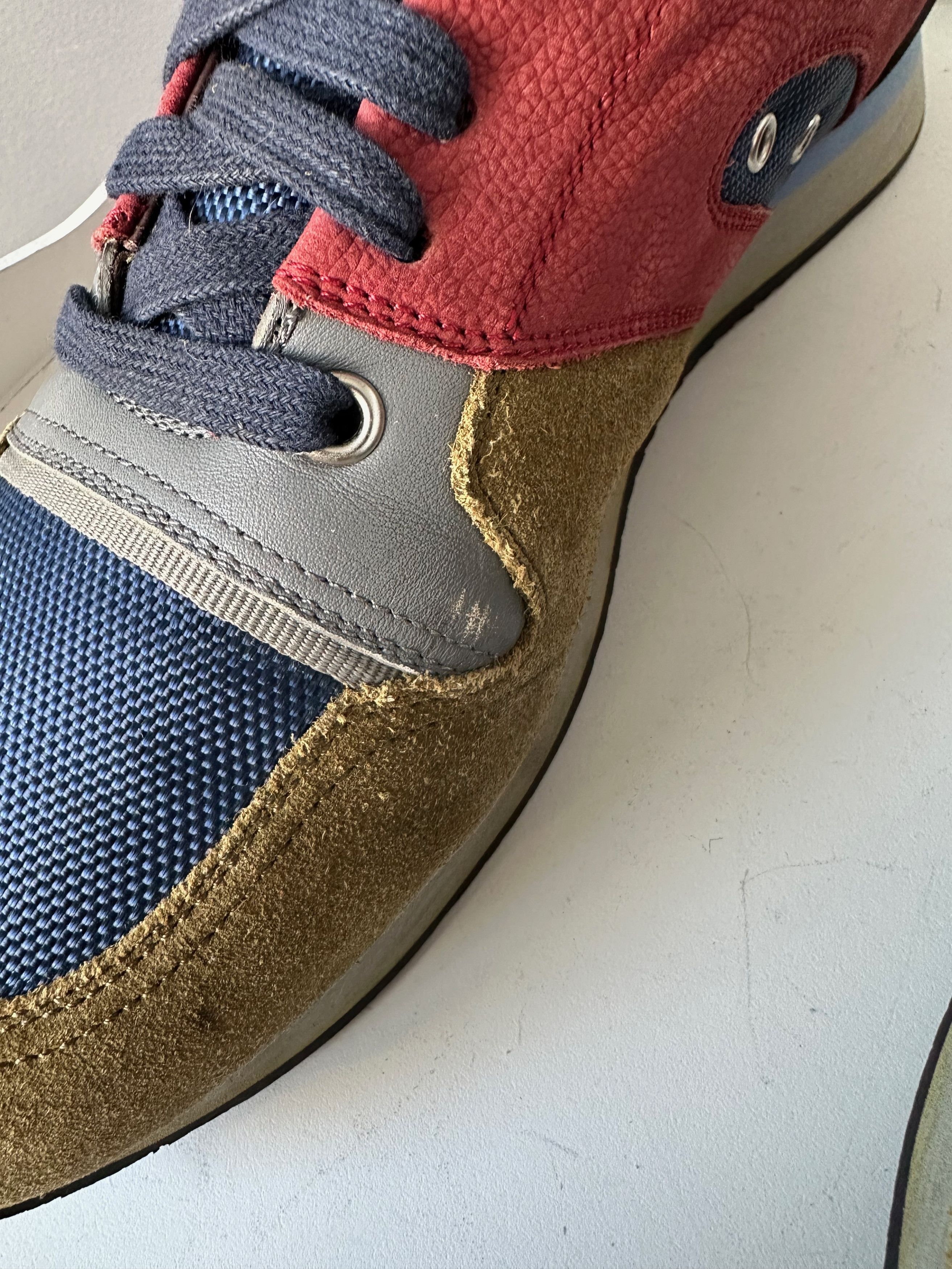 Dior 2014 A/W DIOR Homme low top suede sneakers Multicolor Size US 10 / EU 43 - 3 Thumbnail