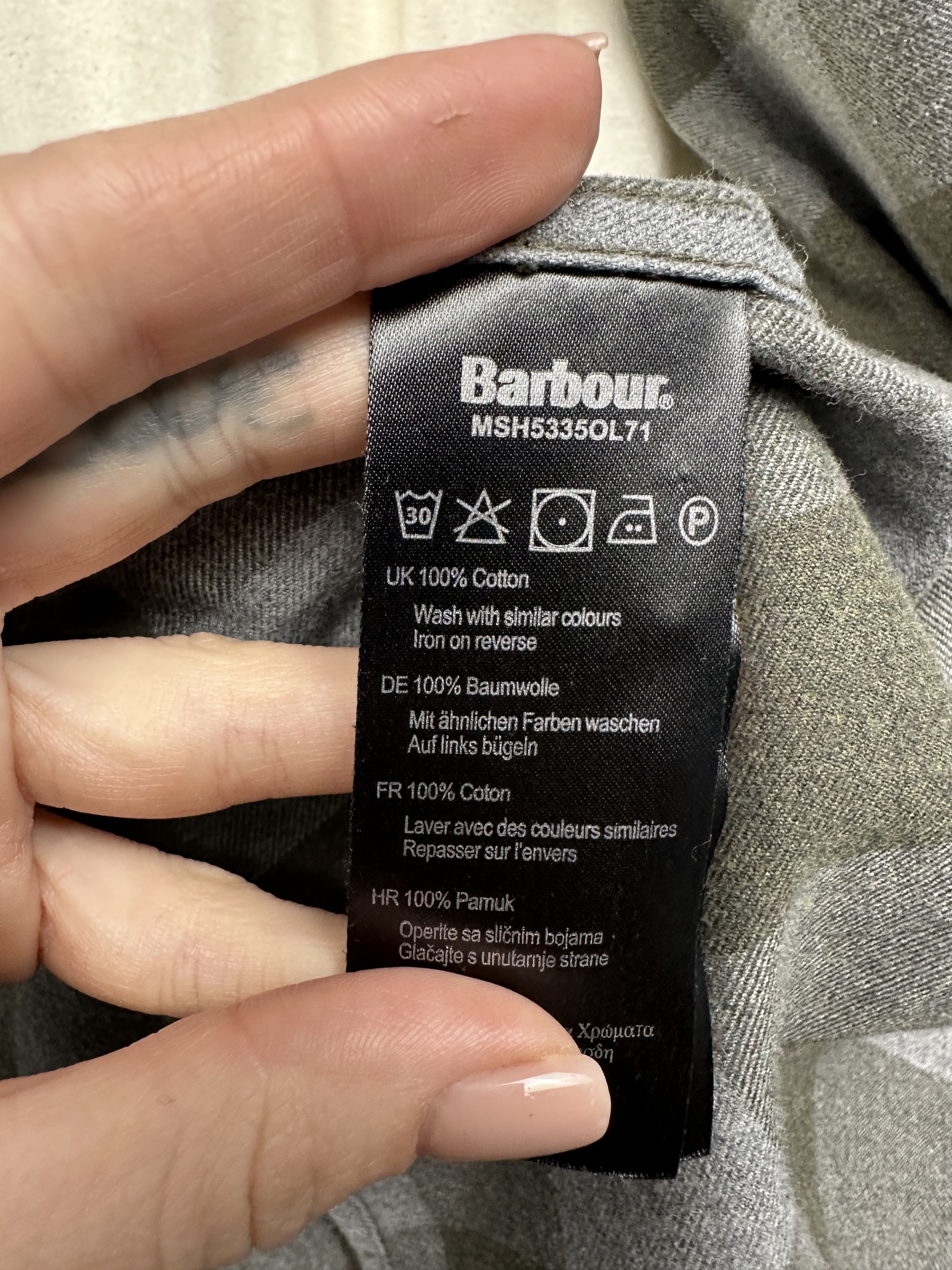 Barbour Barbour Mens Flannel Plaid Shirt Size 3XL Size US XXL / EU 58 / 5 - 6 Thumbnail