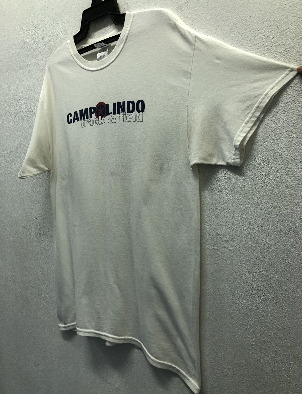 Vintage Vintage Gildan Campolindo Track & Field T-Shirt Size US L / EU 52-54 / 3 - 6 Thumbnail