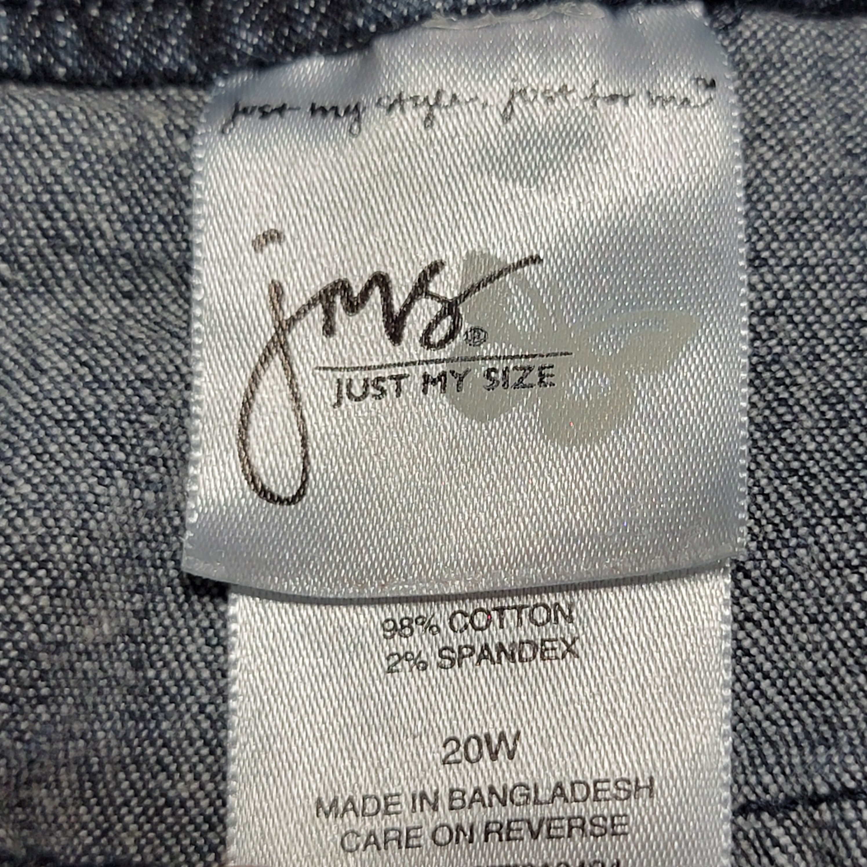 Other Just My Size Denim Knee Length Skirt - Size 20W Size 41" - 5 Thumbnail