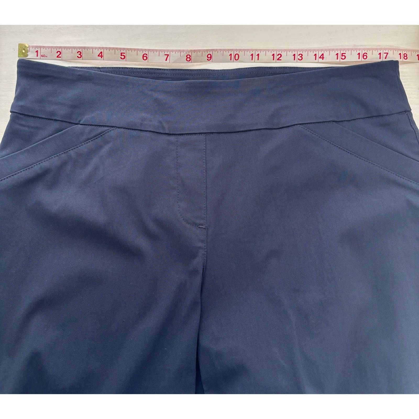 Other Coral Bay Blue Tummy Control Capri Pants 16P Size 38" / US 16 / IT 52 - 3 Thumbnail
