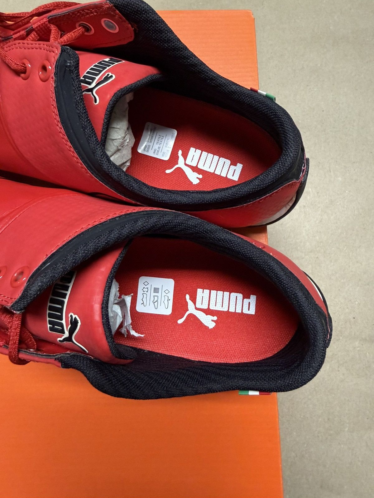 Puma Puma Scuderia Ferrari Future Cat Mens sz 14 Rosso Corsa NEW! Size US 14 / EU 47 - 6 Thumbnail