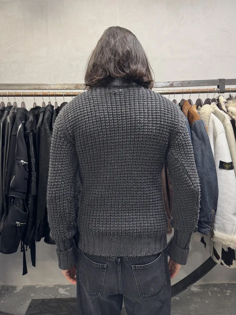 Dolce & Gabbana × Vintage 2000s Dolce & Gabbana Quilted Wool Buttoned Sweater Size US M / EU 48-50 / 2 - 2 Thumbnail
