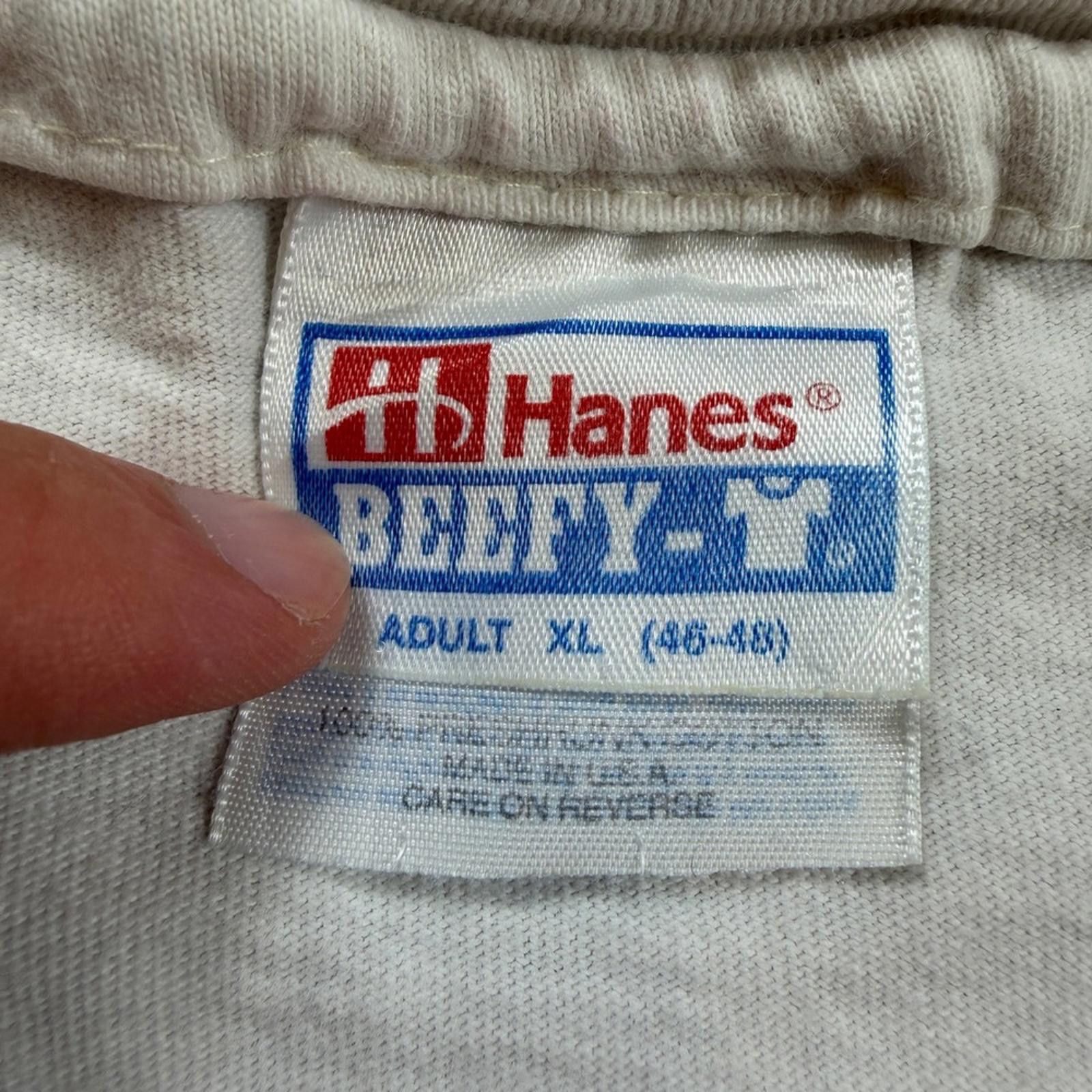 Hanes Vintage 1996 Earth Day Kansas T Shirt Made in USA Size US XL / EU 56 / 4 - 4 Thumbnail