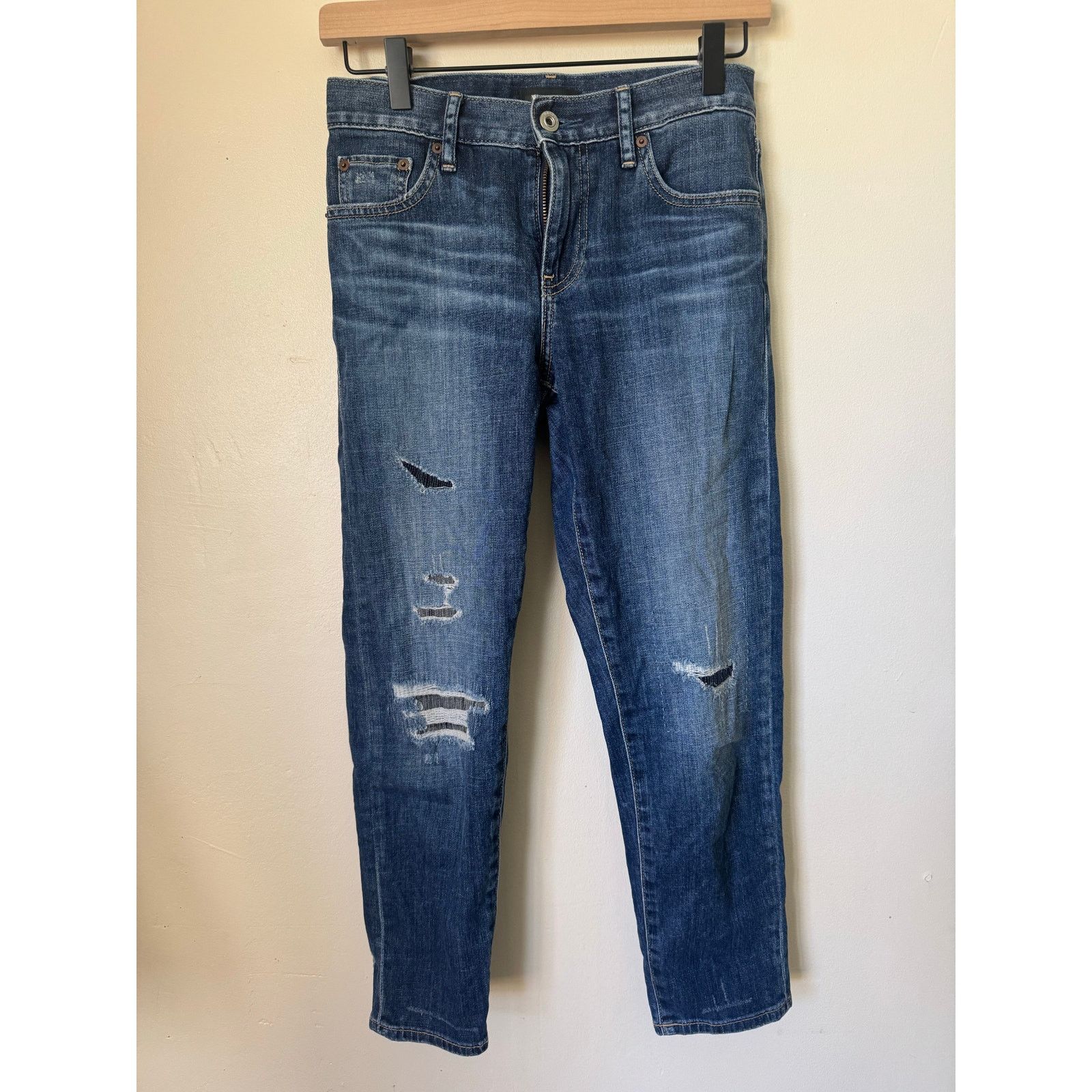 Uniqlo Uniqlo Premium Kaihara Denim Slim Boyfriend Jeans 22 00 Size 24" / US 00 / IT 34 - 1 Thumbnail