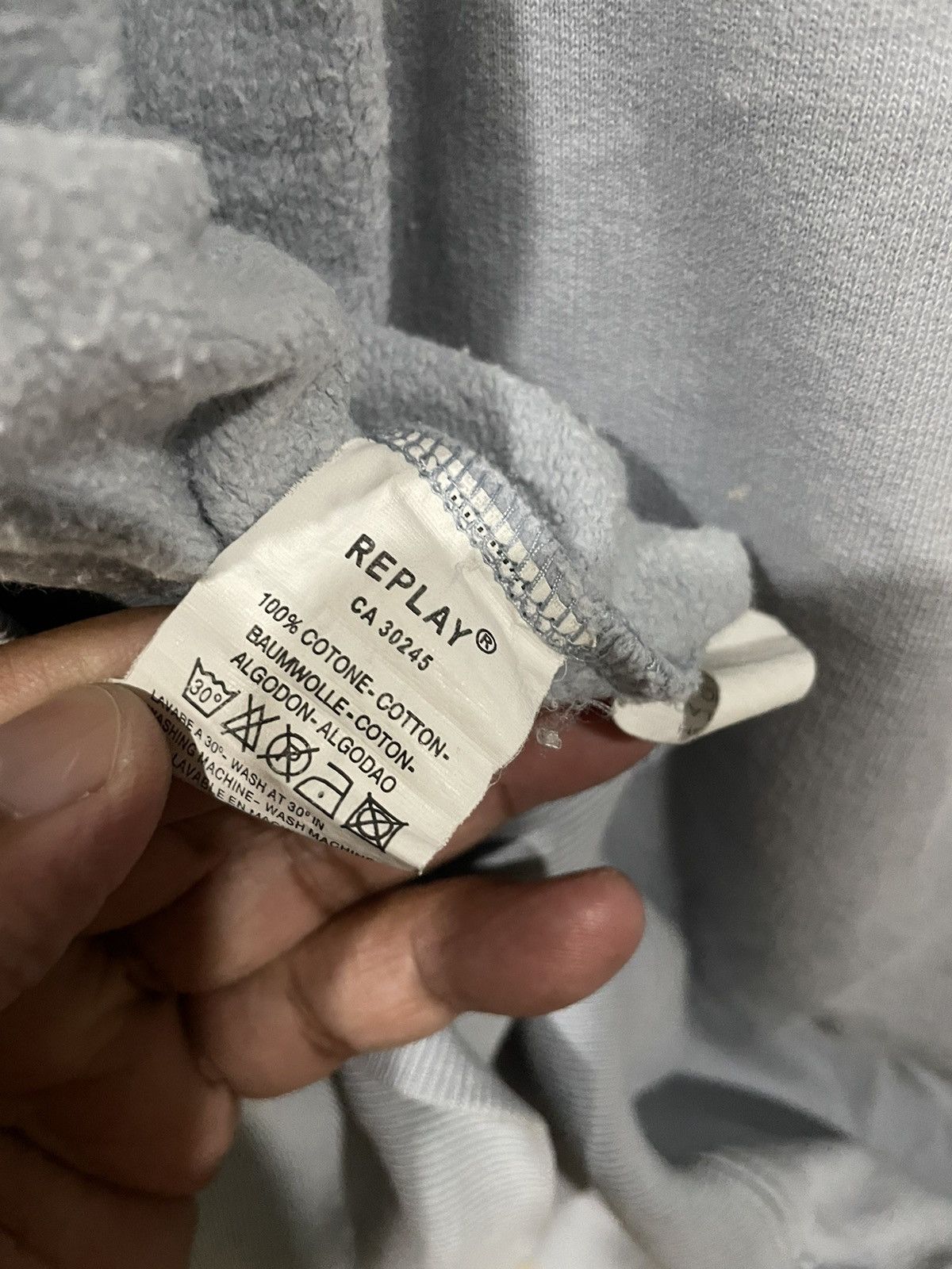 Grailed × Replay Replay Vintage Distressed Sweatshirt Size US M / EU 48-50 / 2 - 11 Thumbnail