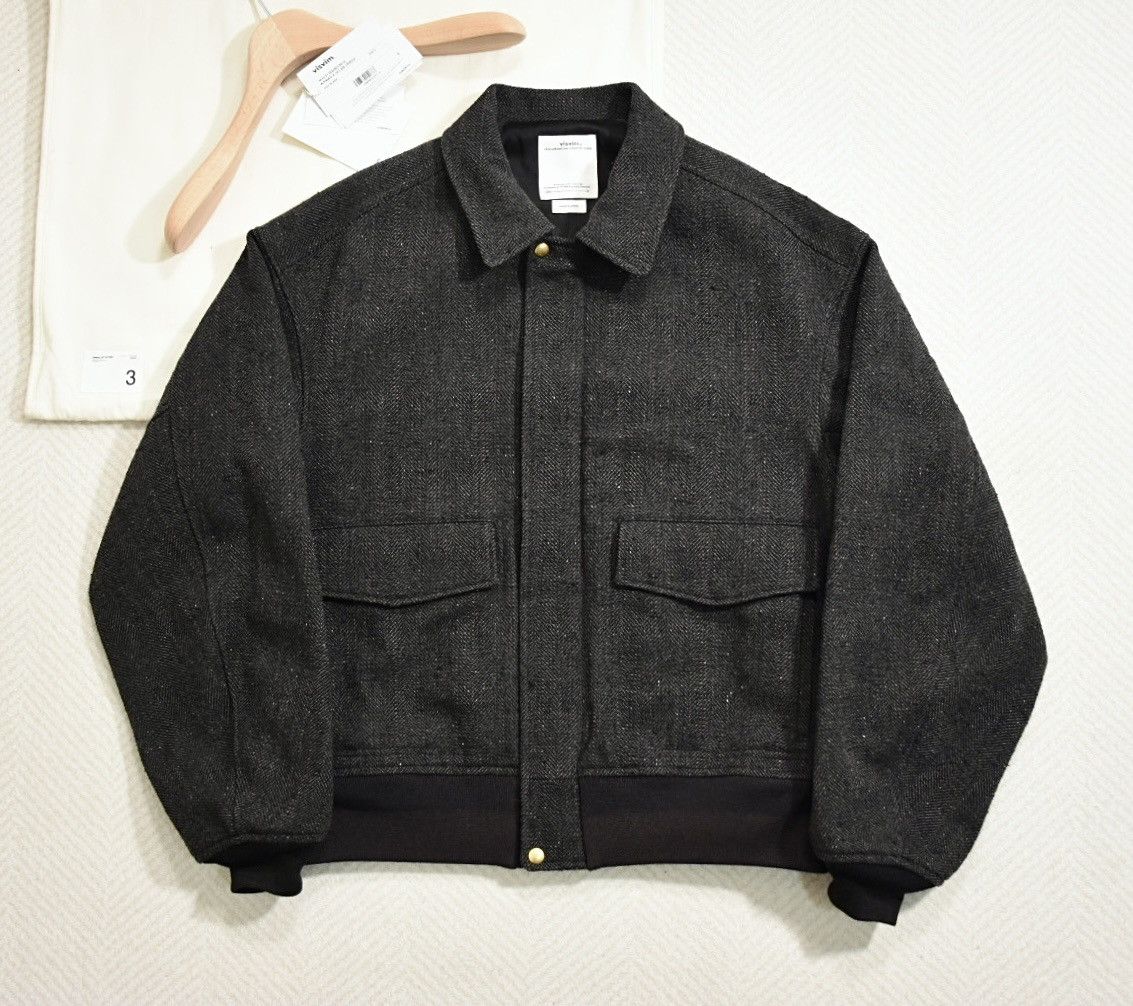 Visvim Visvim 22aw Airman-2 Jkt Hbt Tweed A2，size3 Size US L / EU 52-54 / 3 - 1 Thumbnail