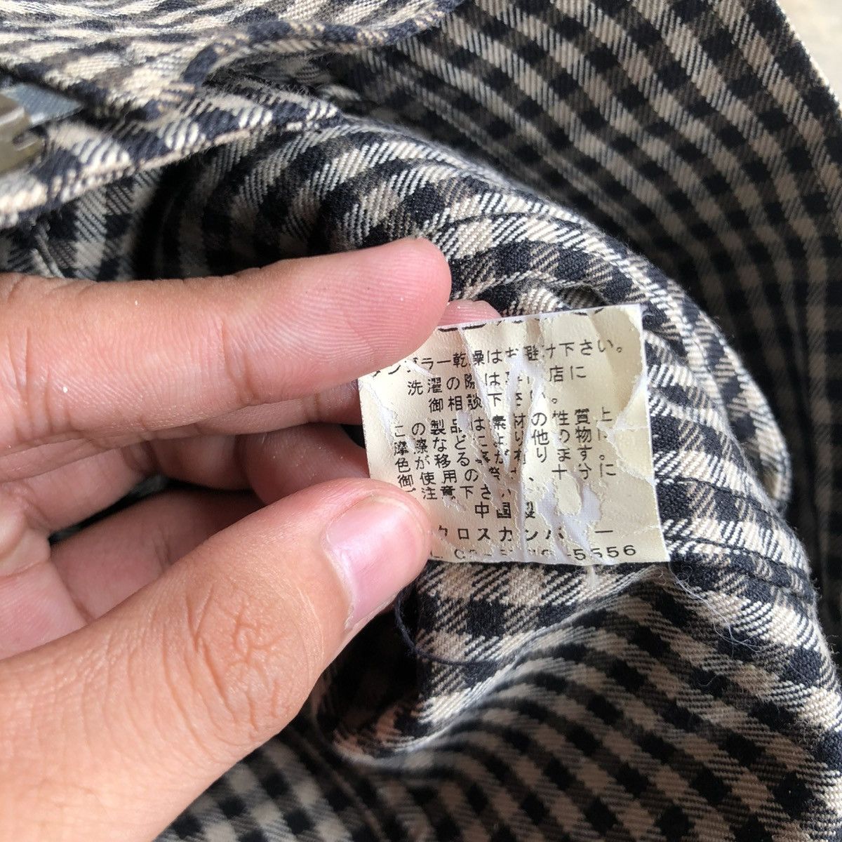 If Six Was Nine 2000s Ehypenworld Gallery Asymastrical Bikers Jacket Plaid Size US XS / EU 42 / 0 - 15 Thumbnail
