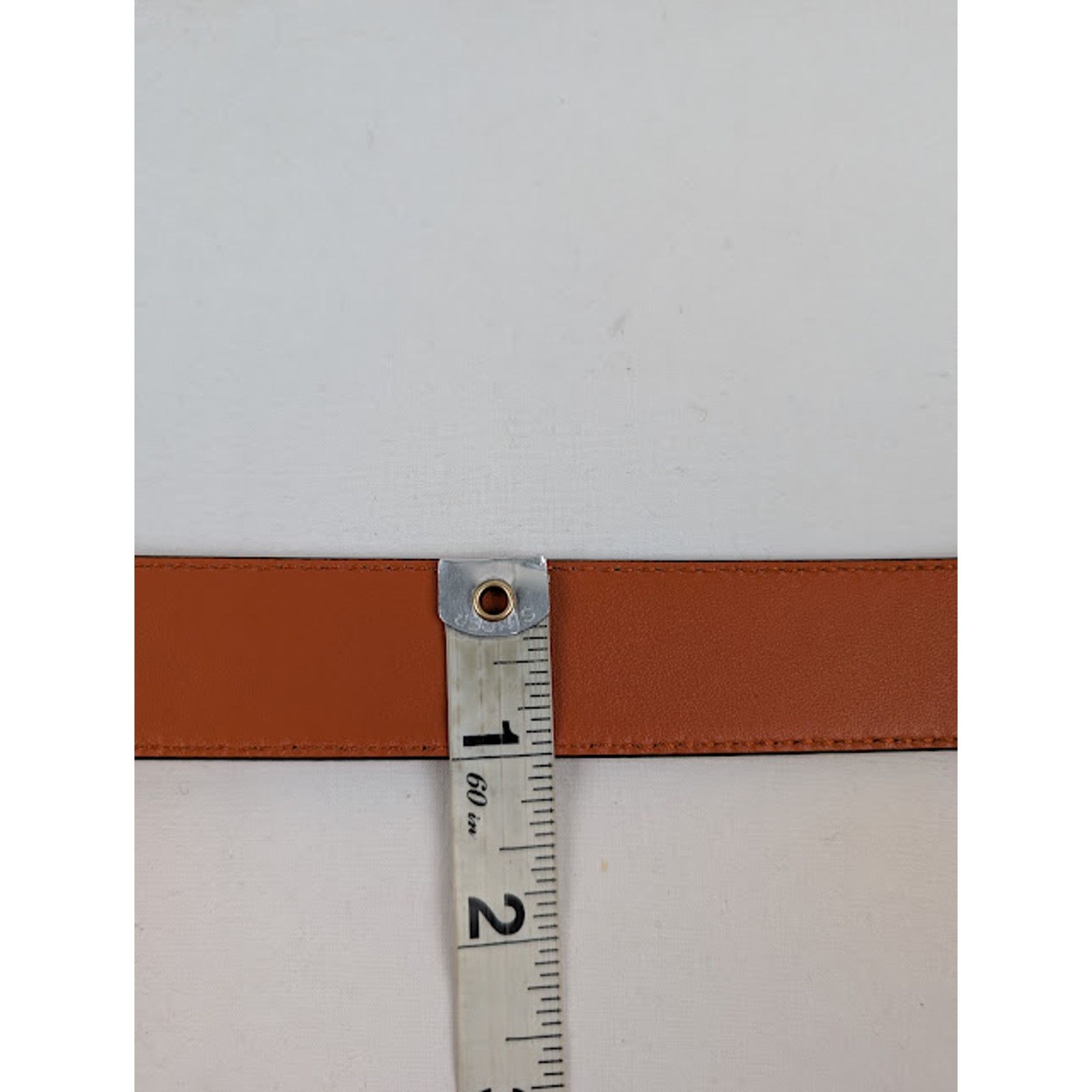 Amiri o1rshd1 Size: 90 / Pebbled Amiri Belt in Orange Size 36 - 9 Thumbnail