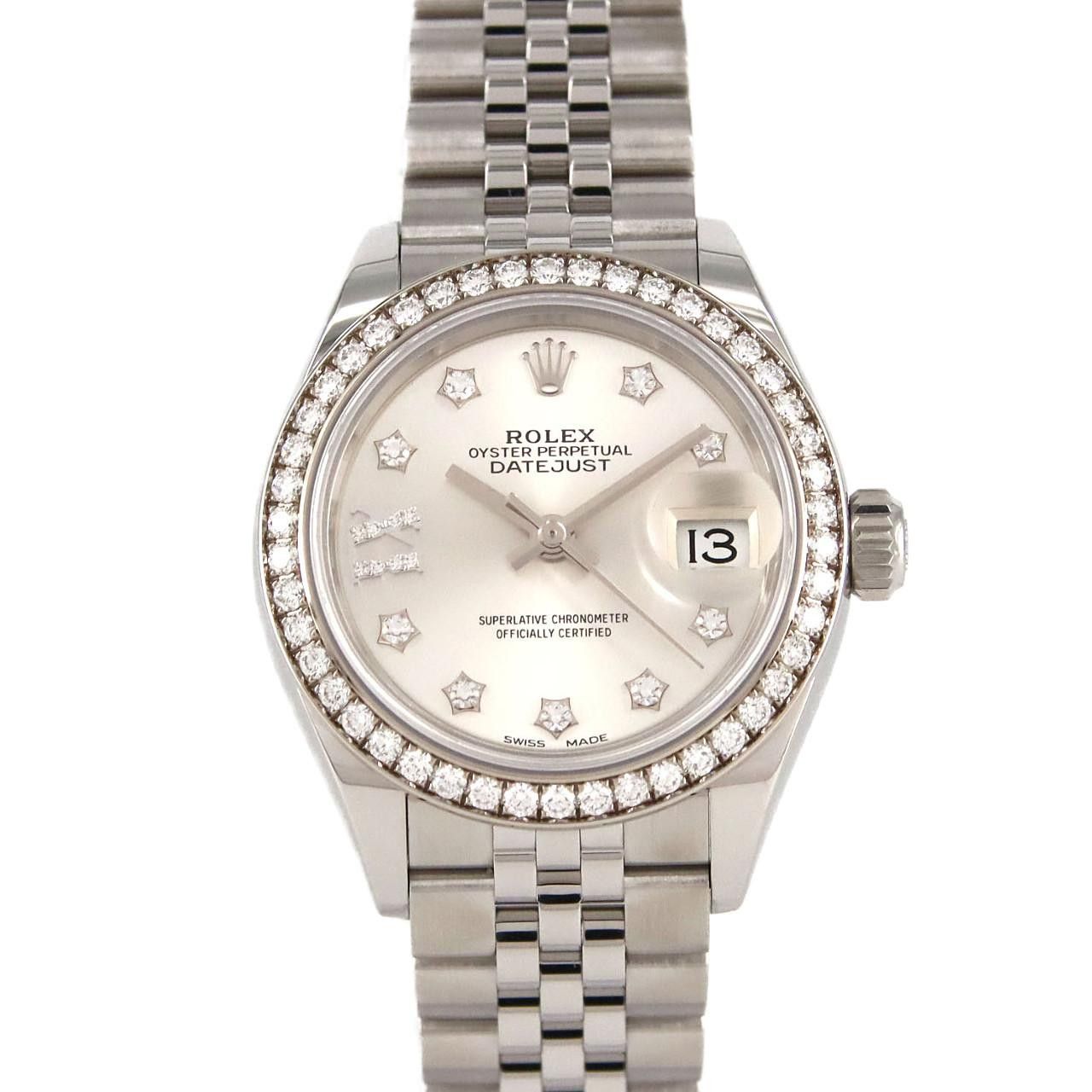 Rolex Rolex Rolex Datejust Stainless Steel White Gold Metal Automatic 279384RBR DUTY FREE for USA Size ONE SIZE - 1 Thumbnail