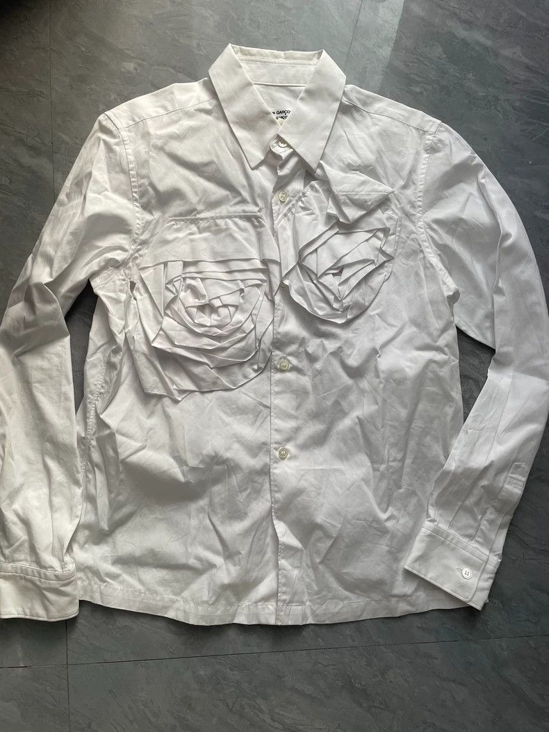 Comme des Garcons Comme Des Garcons Three-dimensional Rose Shirt Size S / US 4 / IT 40 - 6 Thumbnail
