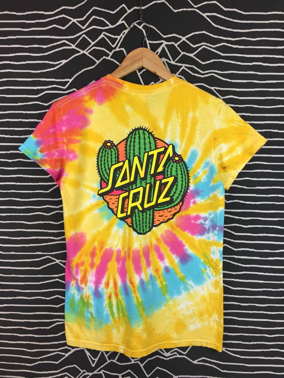 Santa Cruz Skateboards Santa Cruz NHS Skateboards Cactus Dot Logo Tie-Dye Tee Size US S / EU 44-46 / 1 - 1 Thumbnail