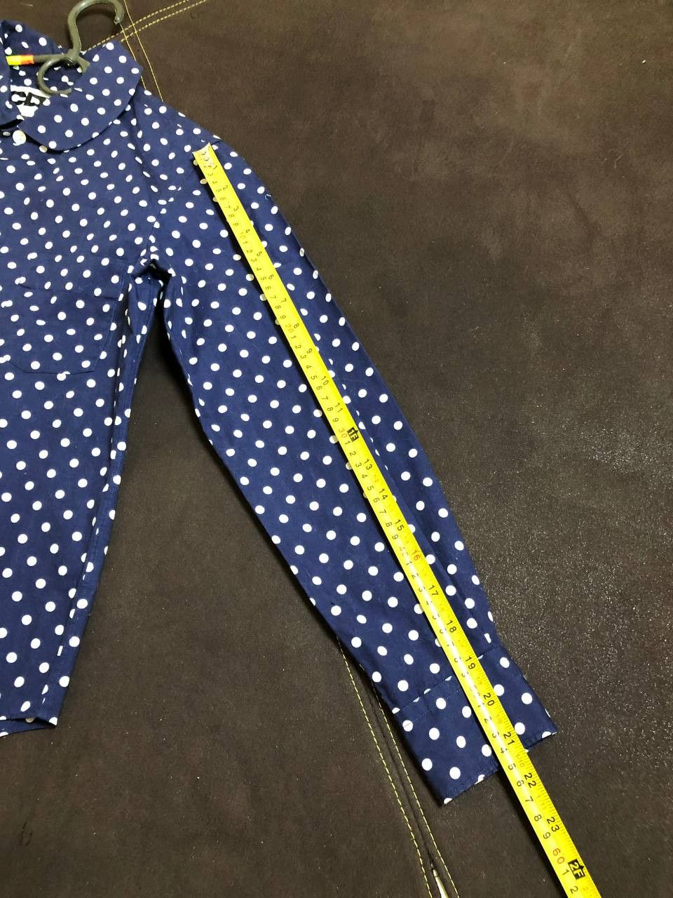 Comme des Garcons CDG Comme Des Garcons Button Up Shirt Polka Dot Blue Size XS / US 0-2 / IT 36-38 - 6 Thumbnail