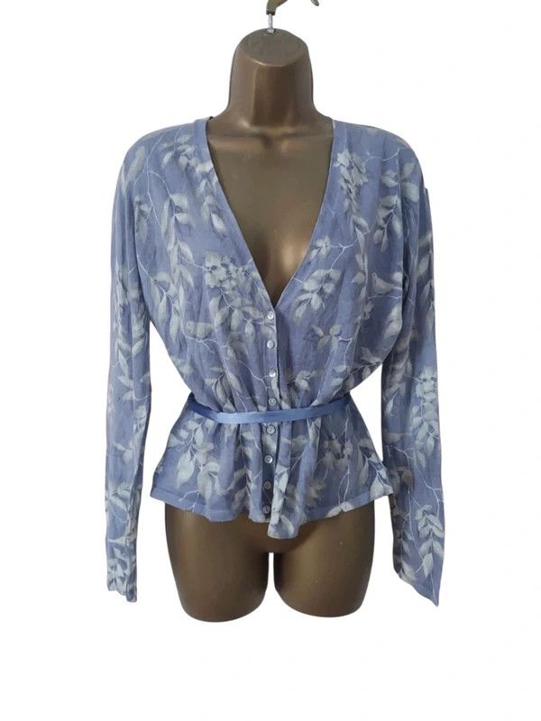 Laura Ashley Vintage Cardigan Size XXL / US 16-18 / IT 52-54 - 1 Thumbnail