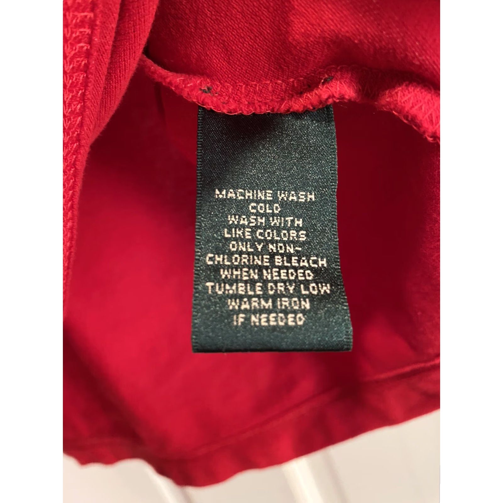 Ralph Lauren VINTAGE? No. Ralph Lauren Active Red Short Sleeve Shirt S Womens Small Crew Neck Cotton Blend T-Shirt Size S / US 4 / IT 40 - 6 Thumbnail