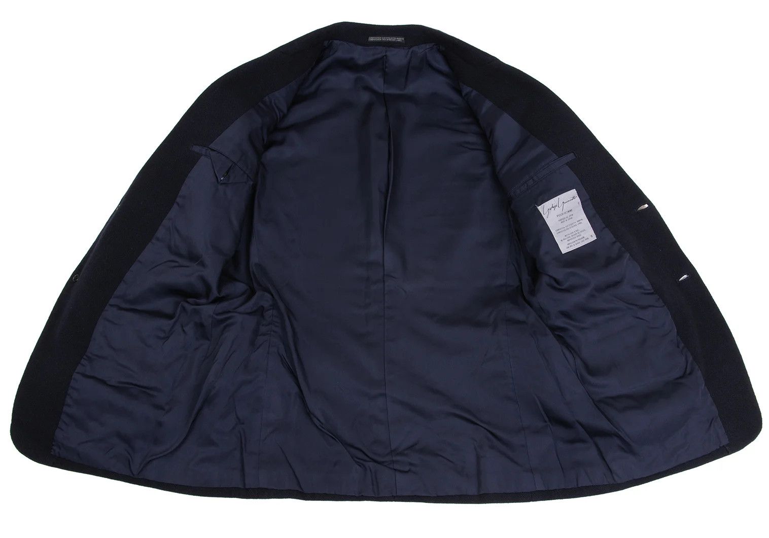 Yohji Yamamoto Yohji Yamamoto Leather Pocket Wool Jacket Size US S / EU 44-46 / 1 - 11 Thumbnail