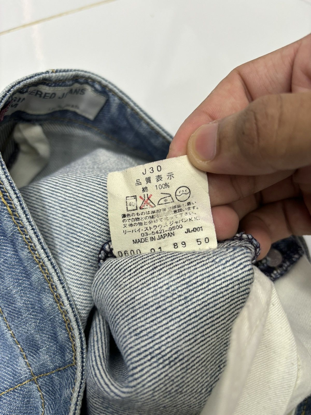 Levi's LEVIS ENGINEERED DISTRESSED SLIM DENIM JEANS Size 26" / US 2 / IT 38 - 9 Thumbnail