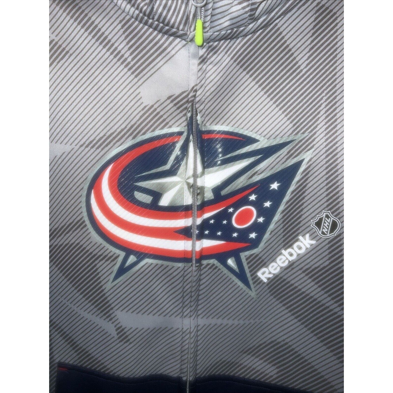 & Other Stories Columbus Blue Jackets Hoodie Reebok Zip Up Men's Medium NHL Size US M / EU 48-50 / 2 - 2 Thumbnail