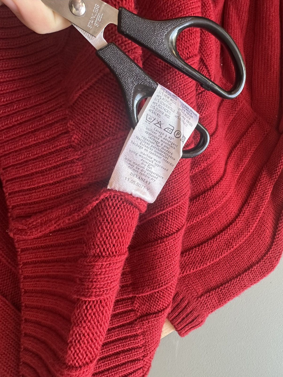 Lacoste Lacoste Knit Wool Acrylic Sweater Size 8 Size US XL / EU 56 / 4 - 6 Thumbnail