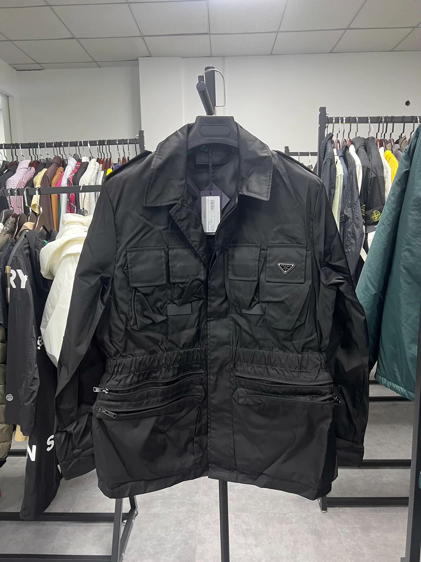 Prada Prada Recycled Nylon Hunting Jacket Size US M / EU 48-50 / 2 - 1 Thumbnail