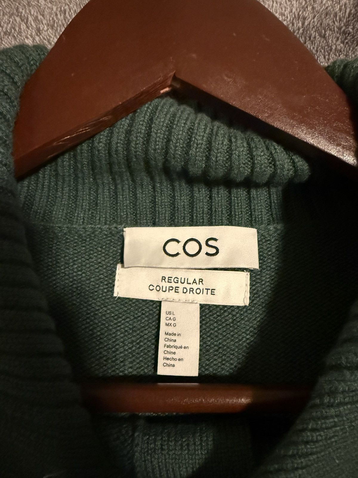 Cos Cos Sweater Polo Size US L / EU 52-54 / 3 - 7 Thumbnail