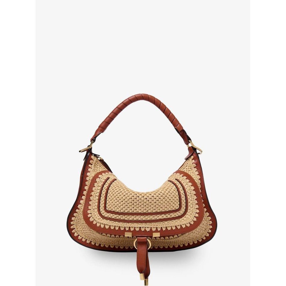 Chloe Chloe Small Clay Brown Soft Raffia Shoulder Bag New & Authen Size ONE SIZE - 1 Thumbnail