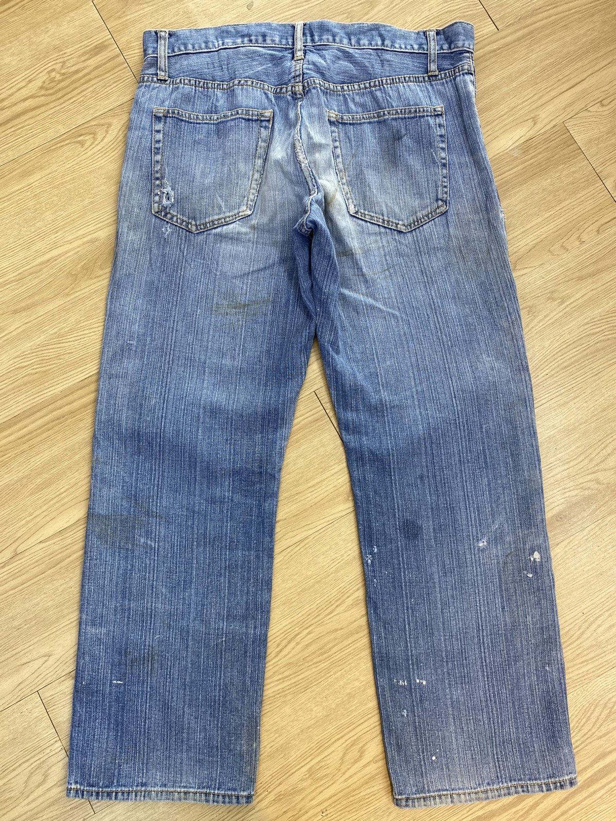 Japanese Brand Vintage Japanese Brand Blue Wash Loose Style Jeans Size US 34 / EU 50 - 3 Thumbnail