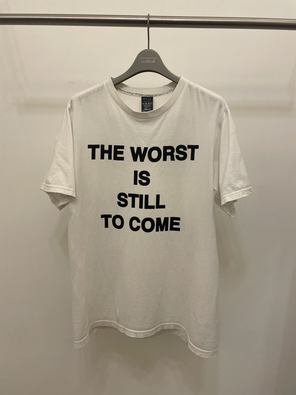 image of Number N Ine x Takahiromiyashita The Soloist Number Nine Tee in White, Men's (Size Large)