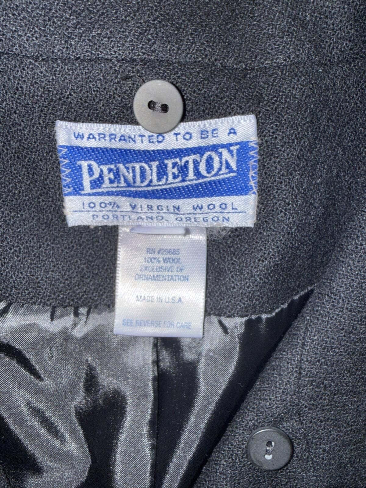 Pendleton VTG Pendleton Brand 100% Virgin Wool Women's Blazer USA Sz 8 Size M / US 6-8 / IT 42-44 - 3 Thumbnail