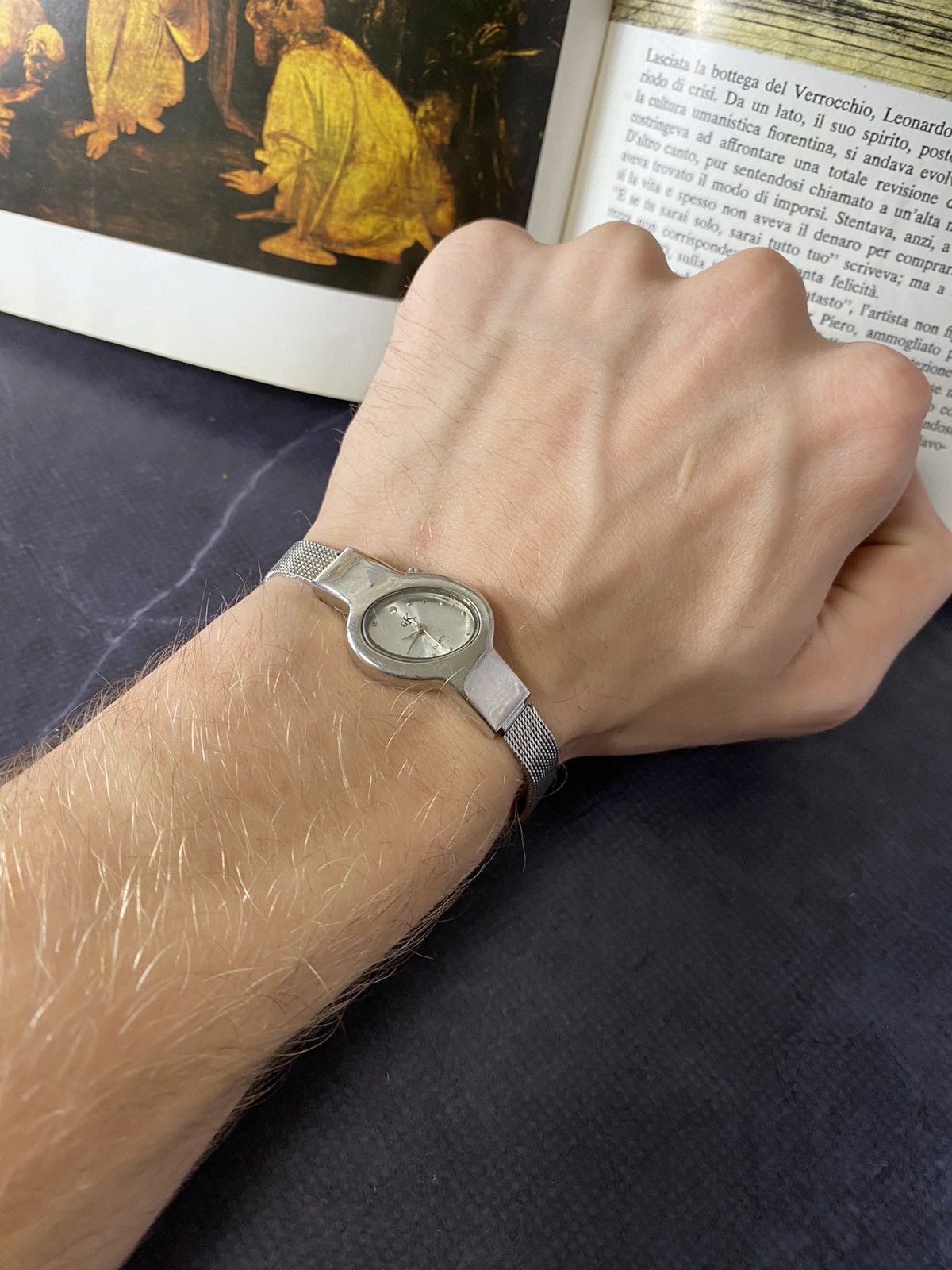 Jewelry Rare Retro Vintage Watch - Silver Milanese Mesh Bracelet Size ONE SIZE - 3 Thumbnail