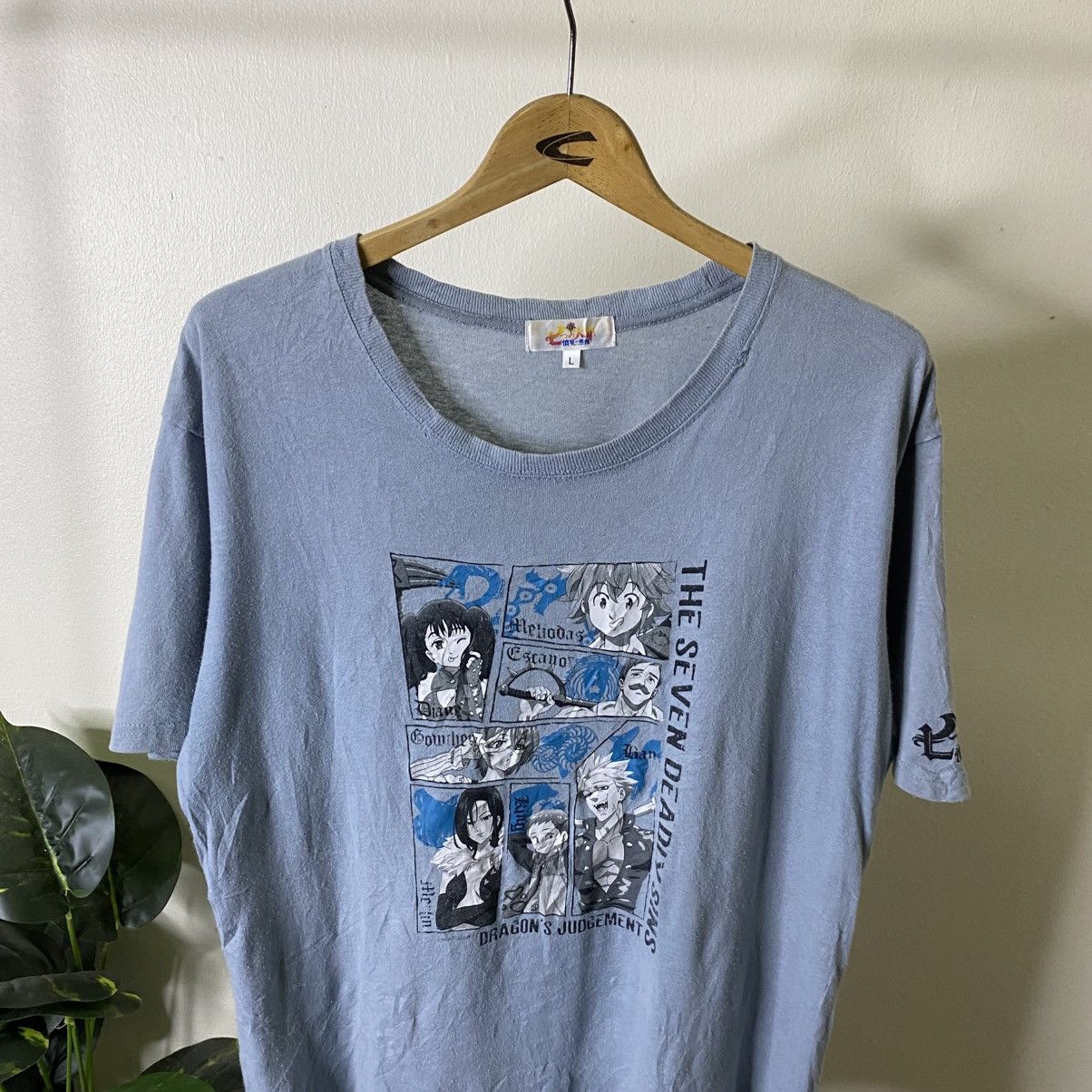 Anime Vintage Y2K Anime The Seven Deadly Sins T Shirt Size US L / EU 52-54 / 3 - 2 Thumbnail