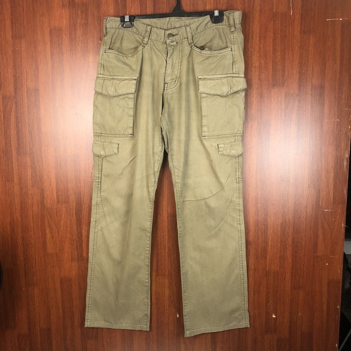Japanese Brand × Takeo Kikuchi Takeo Kikuchi Green Cargo Multipocket Pants #7519 Size US 30 / EU 46 - 1 Thumbnail