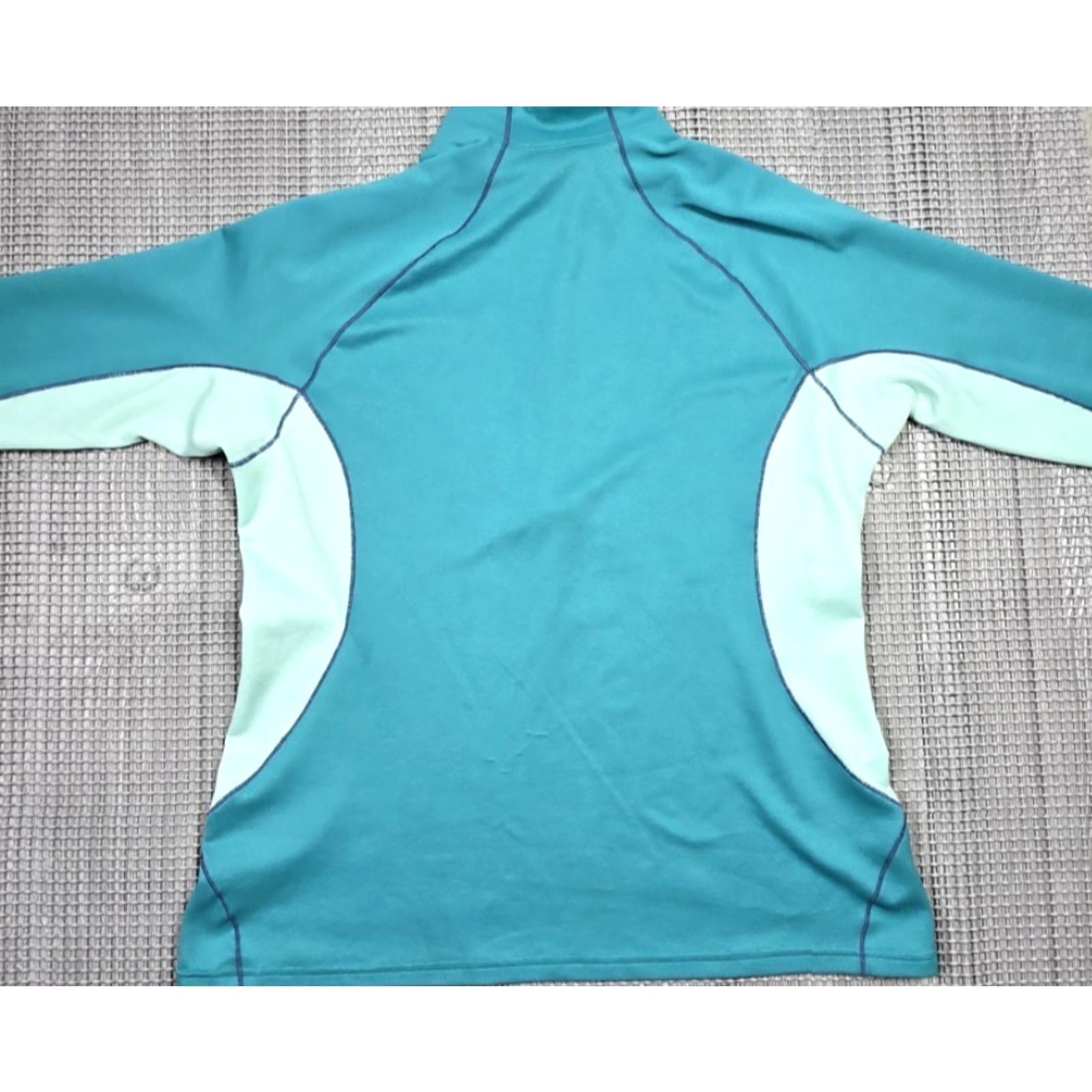 Patagonia Patagonia Capilene 3 Midweight Base Layer Womens XL 1/2 Zip Long Sleeve Teal Green Size XL / US 12-14 / IT 48-50 - 4 Thumbnail