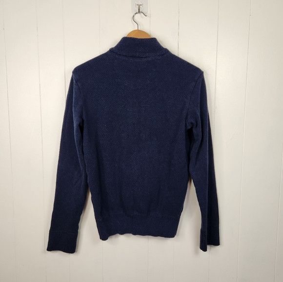 Robert Graham Robert Graham Navy Blue Quarter Zip Sweater size Medium Size US M / EU 48-50 / 2 - 2 Thumbnail