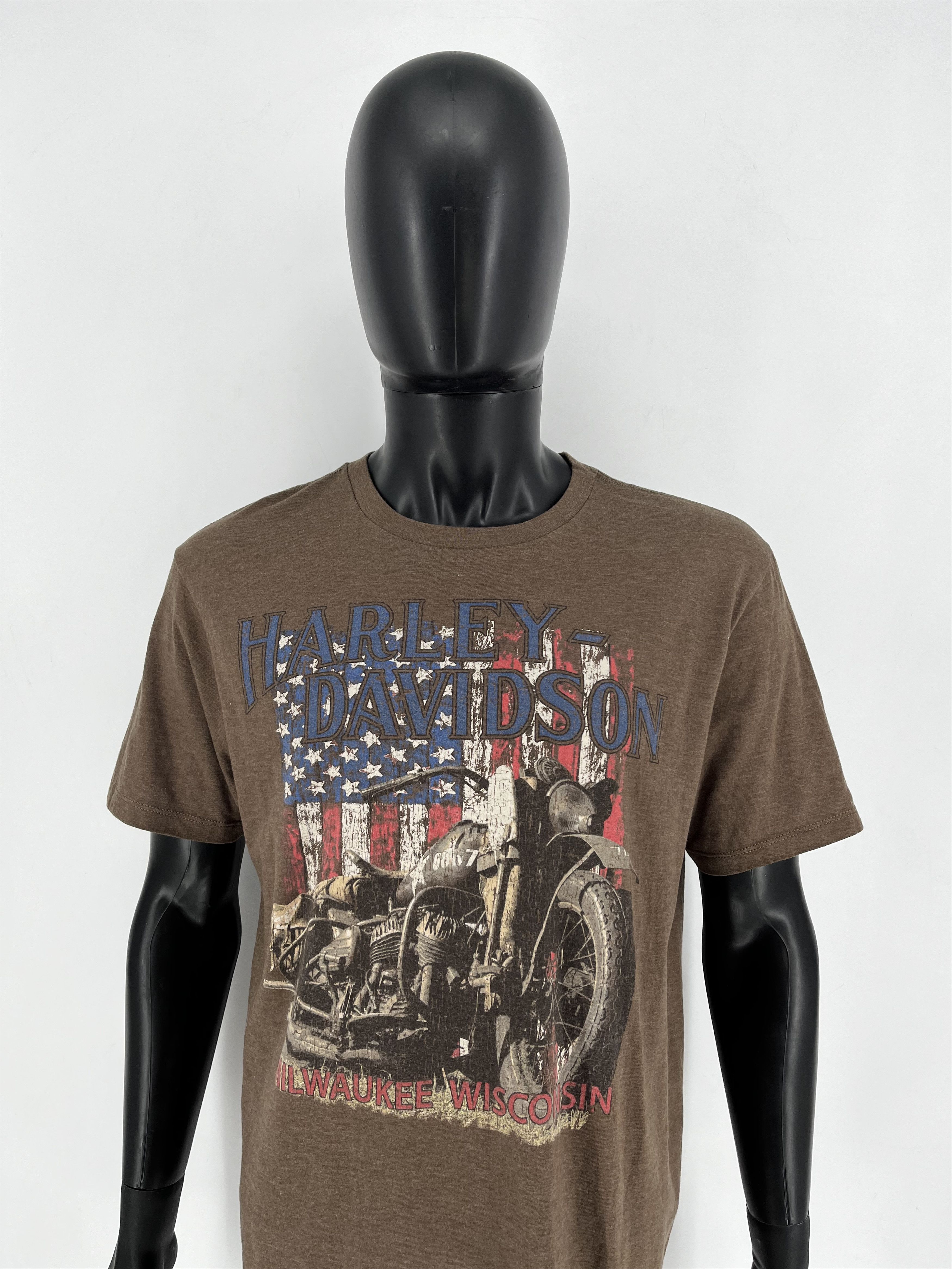 Harley Davidson Harley Davidson Museum Mens Flag T-Shirt Size L Milwaukee Size US L / EU 52-54 / 3 - 2 Thumbnail