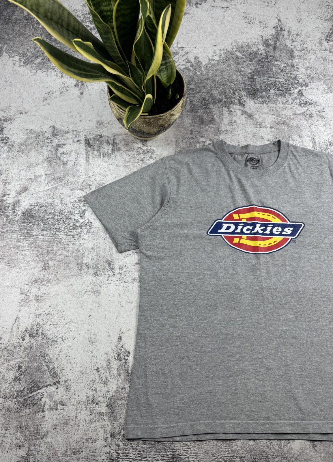 Dickies Vintage 90S Dickies Large Skate Rap Gray Merch Jersey Hip Hop USA Tee T Shirt Size US L / EU 52-54 / 3 - 2 Thumbnail