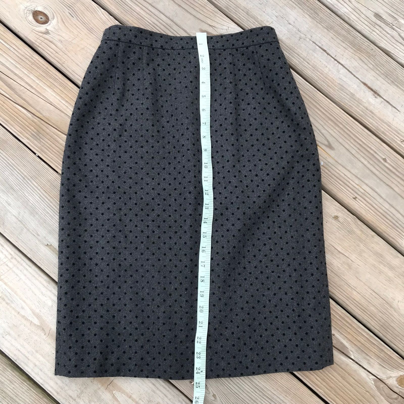 Vintage Vintage Rickie Freeman for Teri Jon velvet polka dot skirt Size 27" / US 4 / IT 40 - 11 Thumbnail