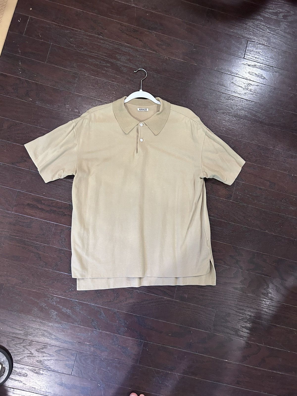 トップス AURALEE 21ss BIG POLO Super High Gauge Cotton Knit Polo – La Garçonne
