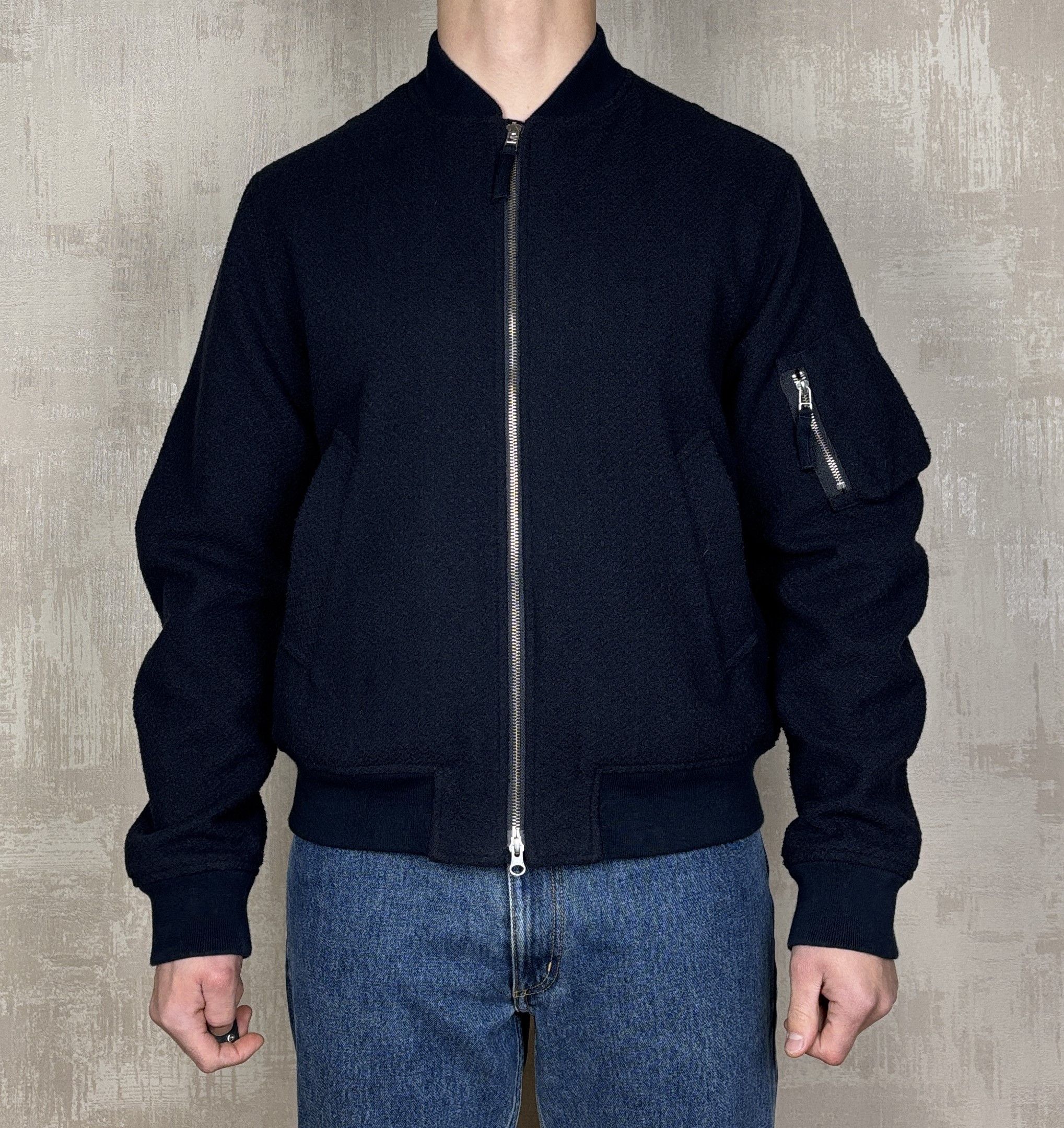 Universal Works Universal Works Wool Blend Bomber Navy Blue Size US L / EU 52-54 / 3 - 2 Thumbnail