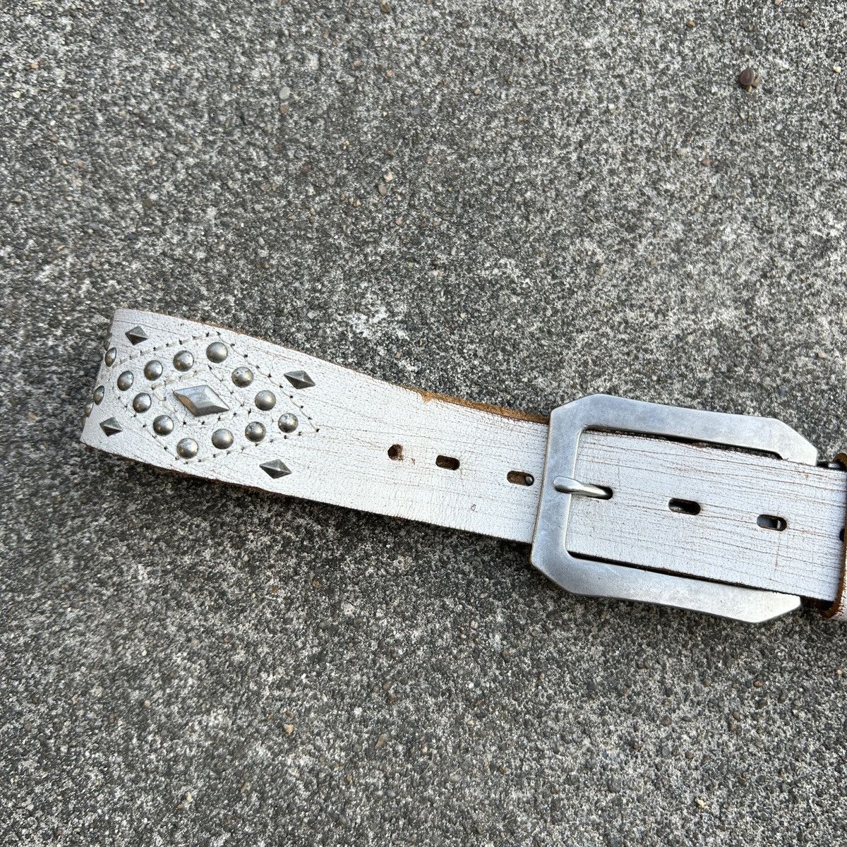 Vintage Vintage studded leather belt (Kapital Style) Size ONE SIZE - 5 Thumbnail