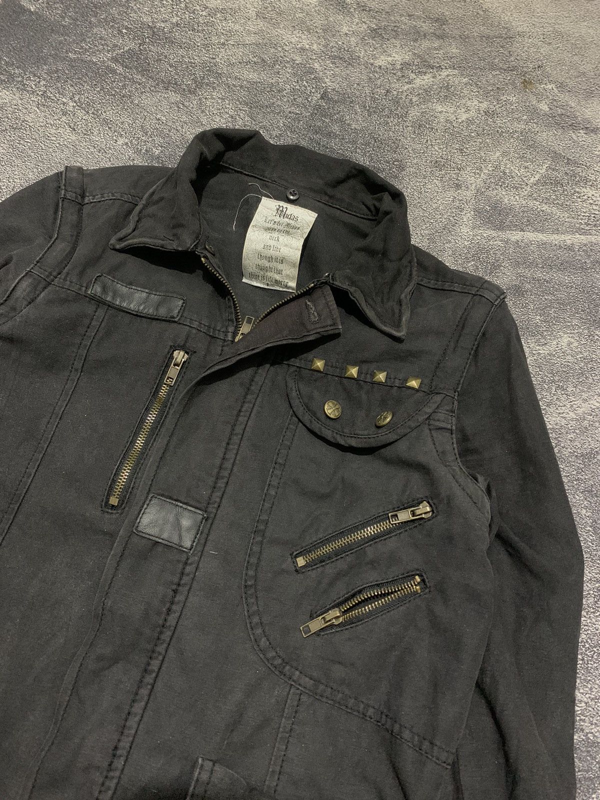 Japanese Brand Midas y2k punk jacket japanese Size US M / EU 48-50 / 2 - 2 Thumbnail