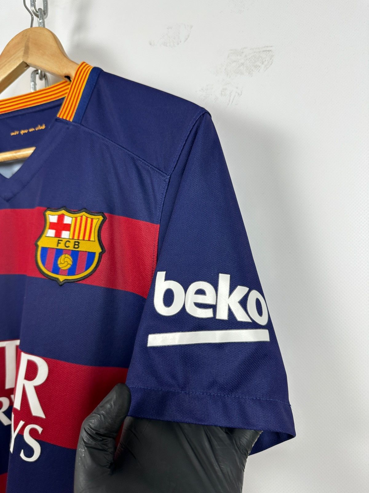 2015/16 Nike Barcelona FC Home Soccer Jersey