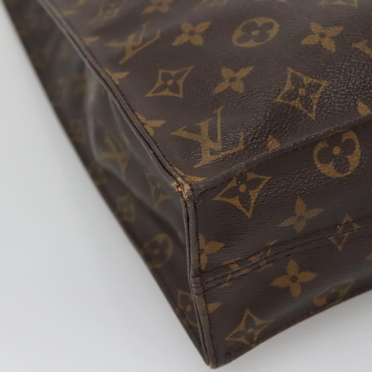 Louis Vuitton LOUIS VUITTON Monogram Sac Plat Hand Bag M51140 Size ONE SIZE - 14 Thumbnail