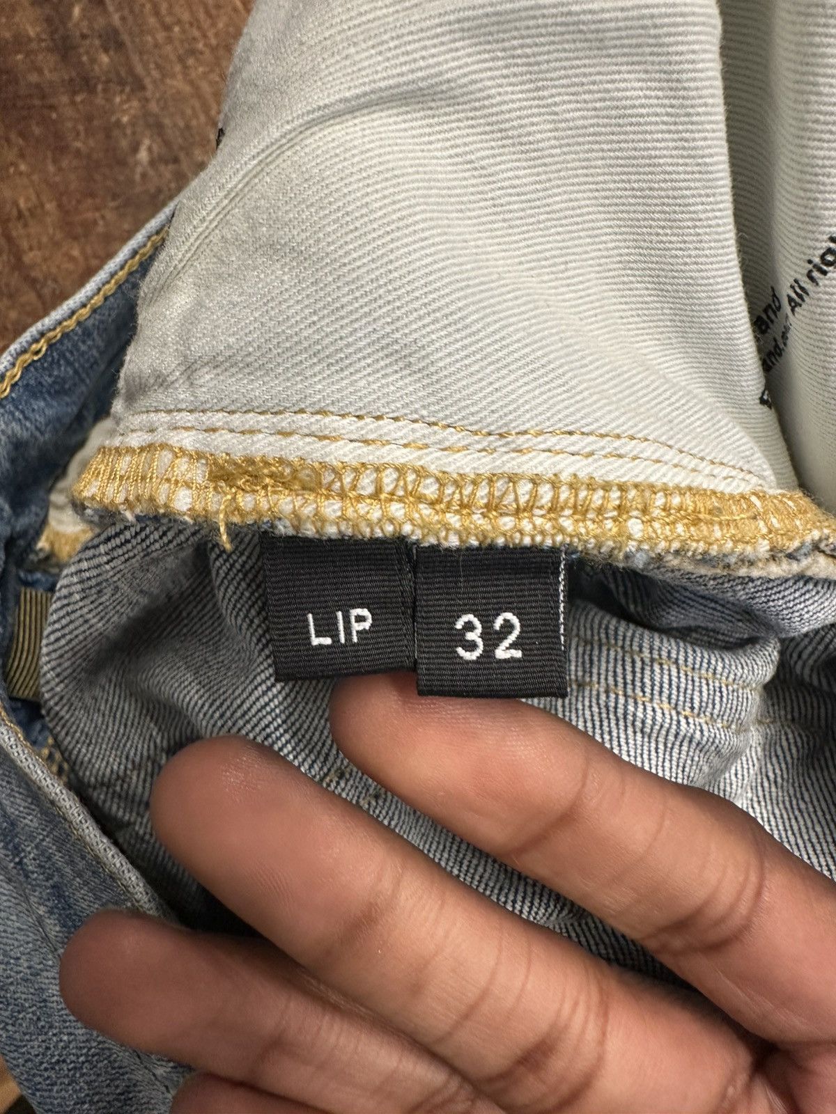 Purple Brand Purple Brand Knee Hole Blue Denim Jeans Size 33 Size US 33 - 5 Thumbnail