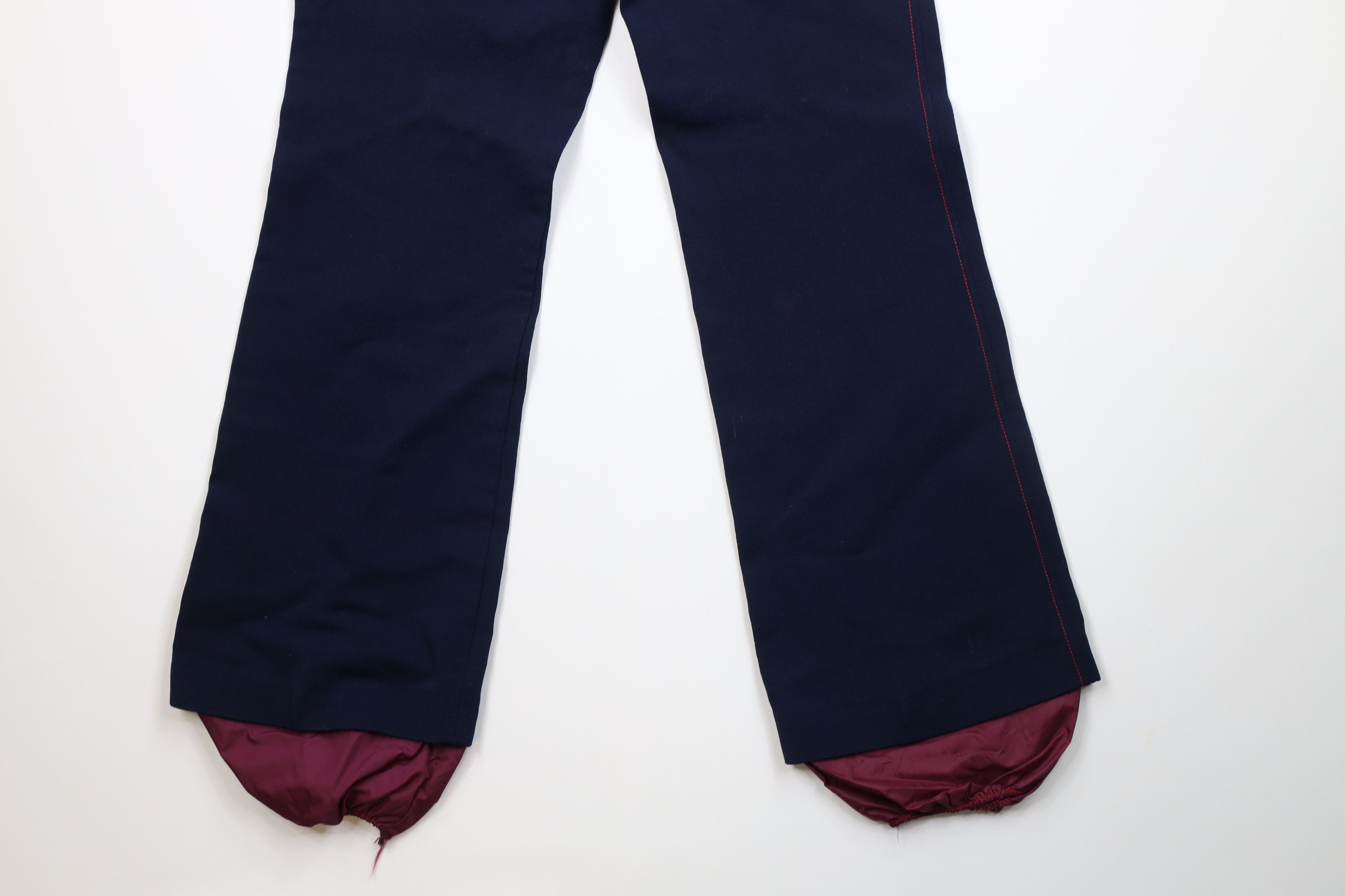 Vintage Vintage 60s 70s Knit Wide Leg Ski Snow Pants Blue USA Size US 30 / EU 46 - 11 Thumbnail