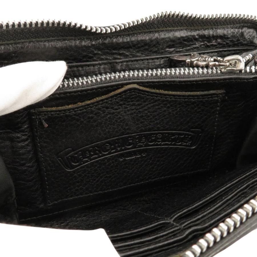 Chrome Hearts Chrome Hearts cemetery cross leather patch wallet Size ONE SIZE - 7 Thumbnail