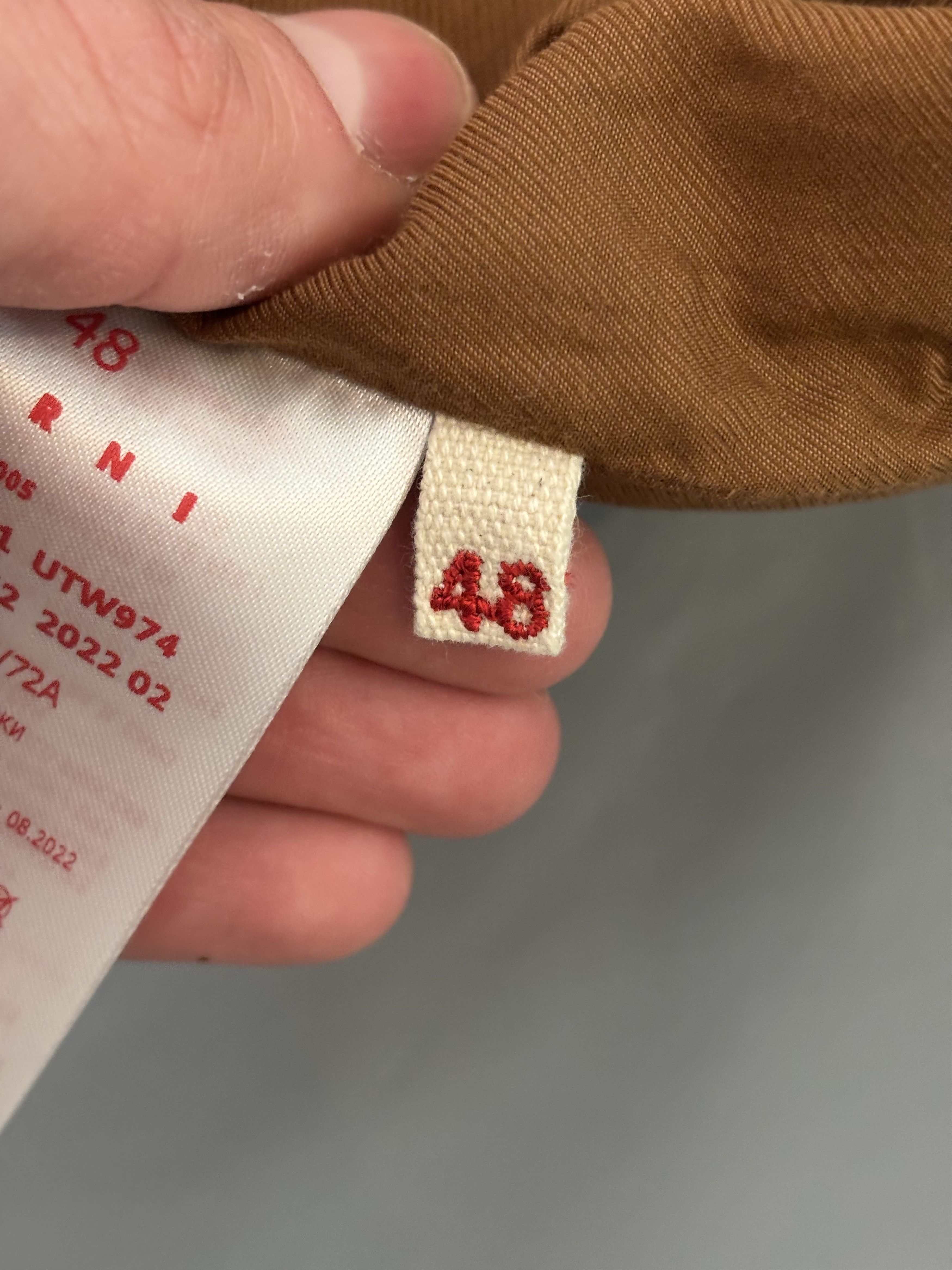 Marni Pantalon élastiqué Marni marron chiné en tbe Size US 32 / EU 48 - 13 Thumbnail