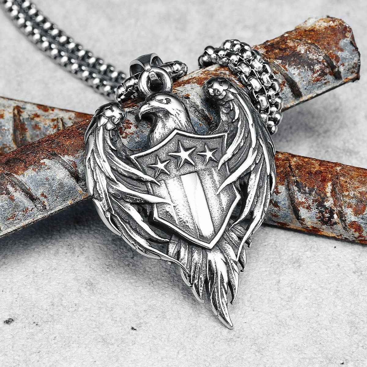 Other Hawk Shield Pendant Accessories Necklace Gifts Size ONE SIZE - 2 Thumbnail
