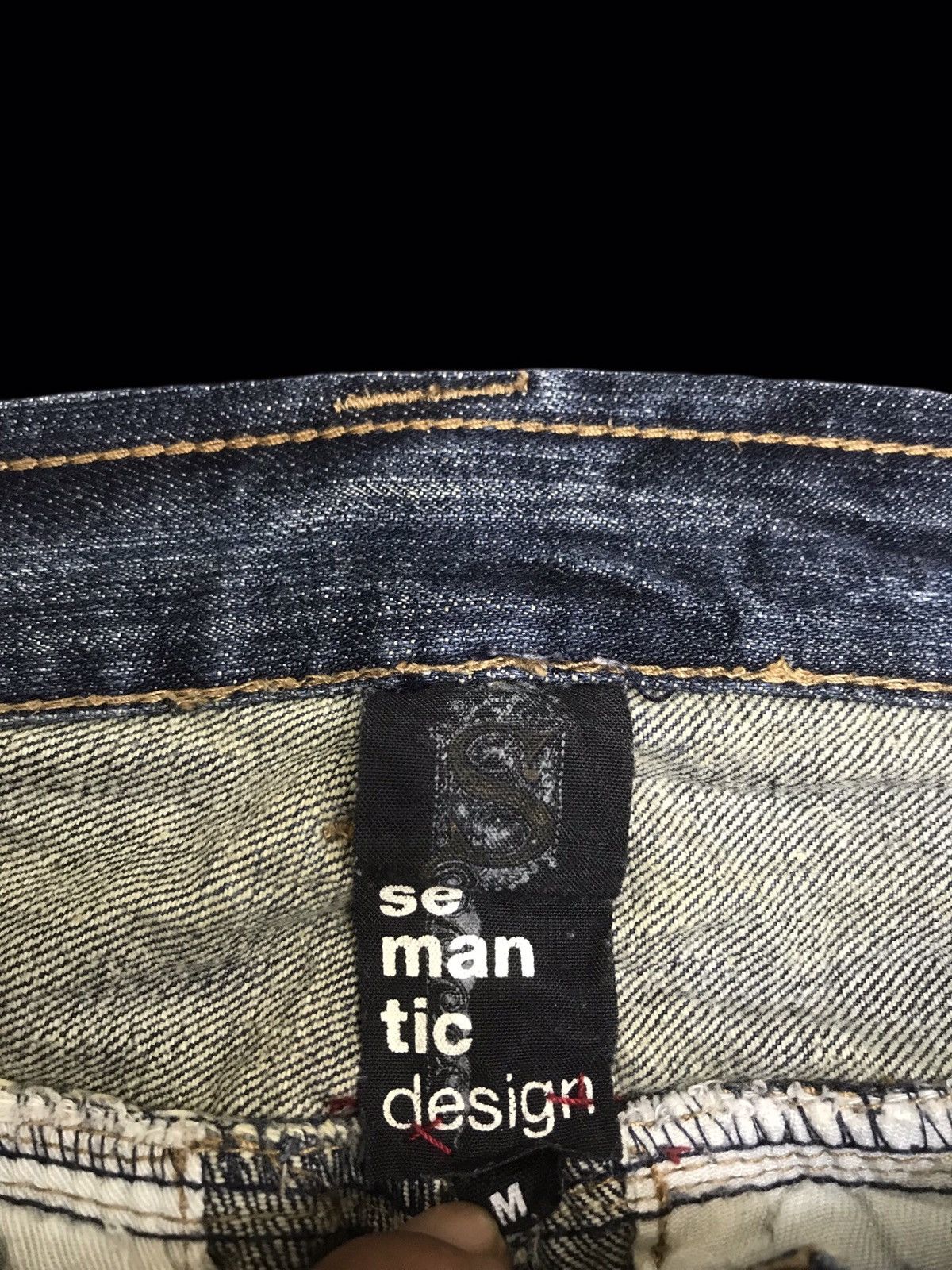 Seditionaries × semanticdesign 💥FLARE💥semantic design SICK FLARE MULTIPOCKETS DENIM F214 Size US 32 / EU 48 - 11 Thumbnail