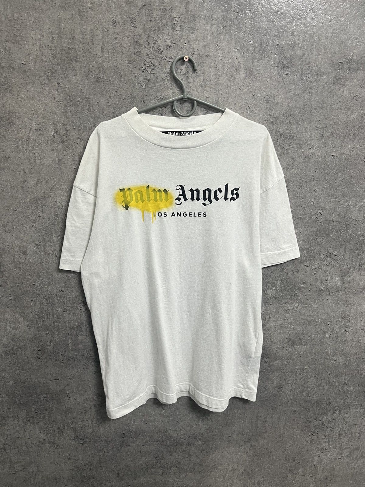 Palm Angels Palm Angels Los Angeles Sprayed Logo Tee Size US L / EU 52-54 / 3 - 1 Thumbnail